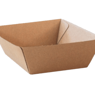 Hard Corrugated / Open Tray #Baby / Brown Kraft / PCT0.5 105 x 73 x 43mm