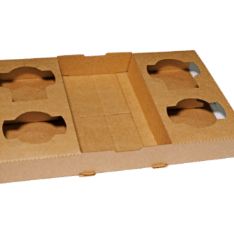 4 CUP CARRY TRAY (PERFORATED)