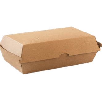 Hard Corrugated High Snack Box Large Brown Kraft / CB8H