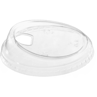 CLEAR RPET 98MM STRAW-FREE LIDS