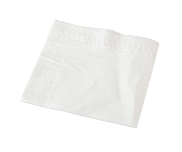 2PLY LUNCH NAPKIN WHITE 1/4 FOLD