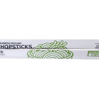 Full paper wrapped Round bamboo chopsticks 22cm