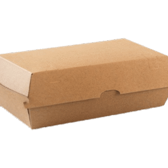 Hard Corrugated / Snack Box Large / Brown Kraft/ CB8