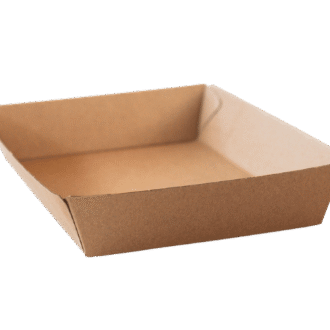 Hard Corrugated Open Tray #3 / Brown Kraft / PCT3 180 x 134 x 45mm