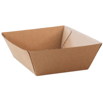 Hard Corrugated / Open Tray #1 / Brown Kraft / PCT1 130 x 91 x 50mm