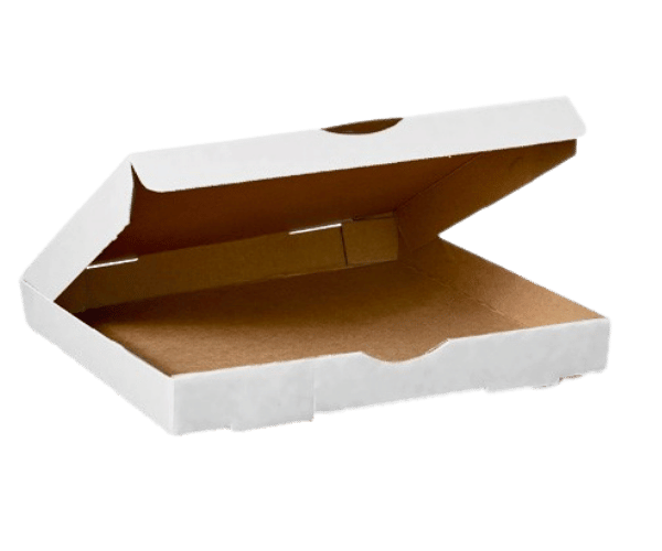 9 Inch pizza box (White/Brown)