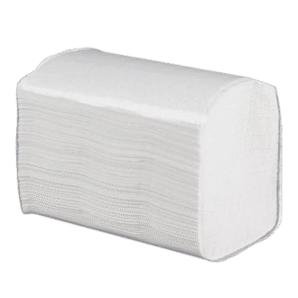 2PLY INTERFOLDED DISPENSER NAPKIN WHITE,V FOLD
