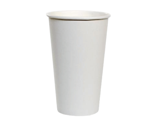 16OZ SINGLE WALL PE PAPER CUP WHITE
