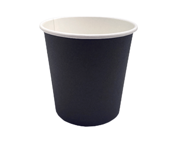4OZ SINGLE WALL PE PAPER CUP BLACK