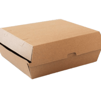 Hard Corrugated / Dinner Box / Brown Kraft / CB10