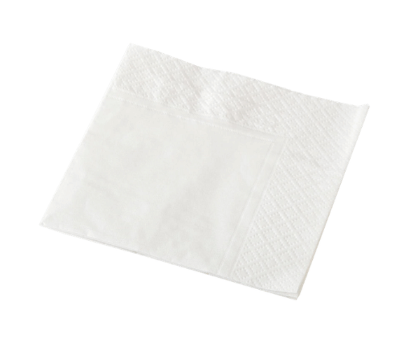 2PLY COCKTAIL NAPKIN WHITE 1/4 FOLD