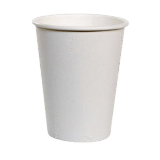 12OZ SINGLE WALL PE PAPER CUP WHITE