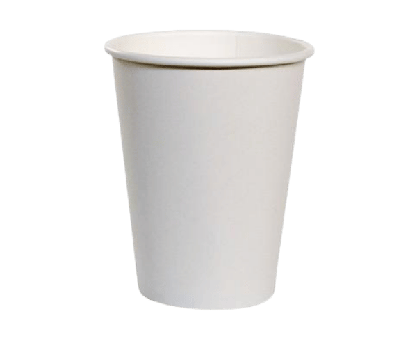12OZ SINGLE WALL PE PAPER CUP WHITE