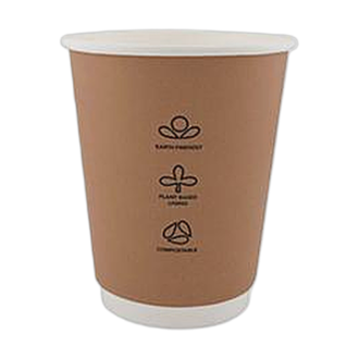 8oz DW EH 90mm Kraft 25pcs