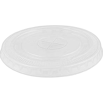 Flat PET Lid 12-22oz 50pcs