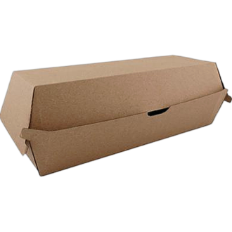 Hotdog Box Kraft 50pcs