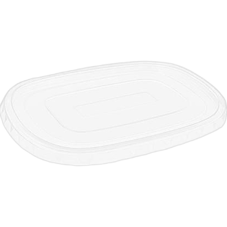 Rect Lid PET 50pcs