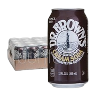 Dr Brown Cream Soda Can 355ml