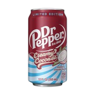 Dr Pepper Creamy Coconut Soda Can 355ml