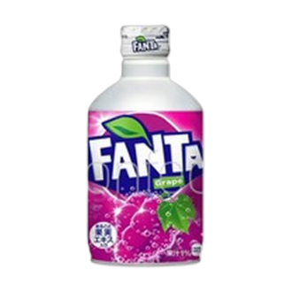 Japan Fanta Grape Soda Can 300ml
