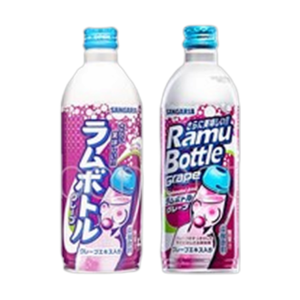 Japan Sangaria Ramune Grape Soda 500ml