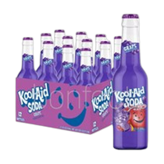 Kool-Aid Glass Bottle - Grape 355ml