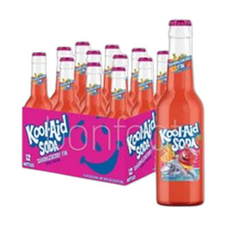 Kool-Aid Glass Bottle - Sharkleberry 355ml