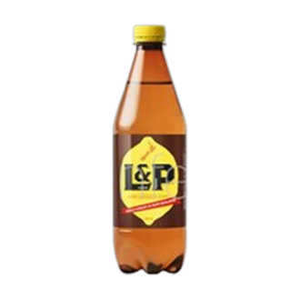 L&P Lemon and Paeroa Soda Bottle 600ml
