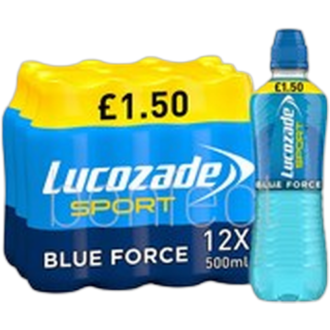 Lucozade Sport Energy Drink Blue Force 500ml