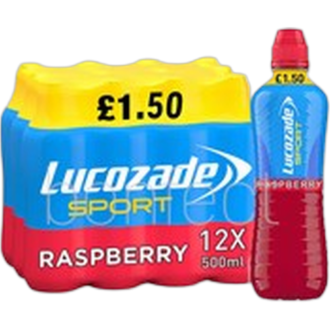 Lucozade Sport Energy Drink Raspberry 500ml