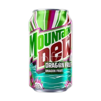 Mountain Dew Dragon Fruit Soda Can 355ml
