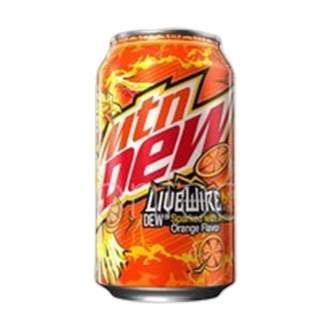 Mountain Dew Livewire Soda Can 355ml