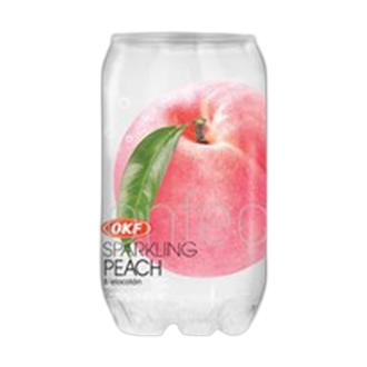 Okf Sparkling Drink Peach 350ml