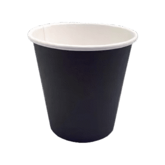 8OZ 90MM Ultra Single Wall PE Paper Cup Black 1000 PCS