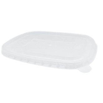 Rectangular Lid PP for Paper Container 300 PCS