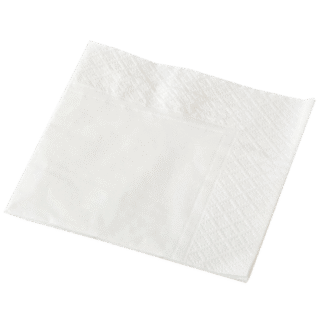 2PLY Cocktail Napkin White 1/4 Fold 2000 PCS