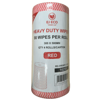 Red Heavy Duty Anti-Bacterial Cleaning Wipe 4 PCS