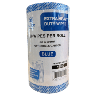 Blue Extra Heavy Duty Anti-Bacterial Cleaning Wipe 4 PCS