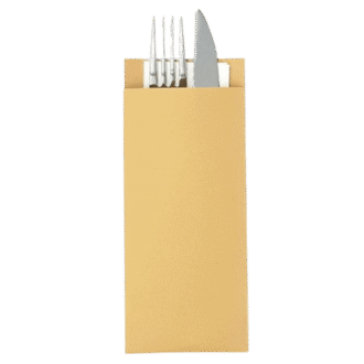 Kraft Cutlery Pouch White Napkin 2ply 1000 PCS