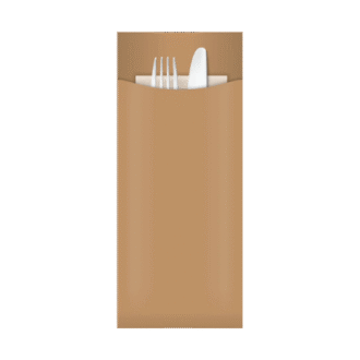 Kraft Cutlery Pouch Kraft Napkin 2ply 1000 PCS