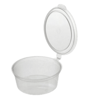 Reusable Hinged Lid Sauce Cup 2oz 600 PCS