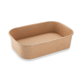 Orikujira Kraft Rect Container Hot Lid 300 PCS