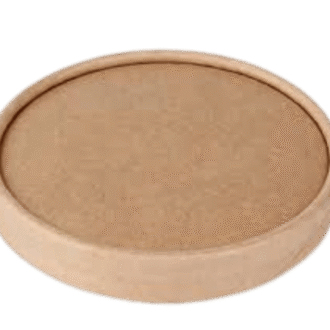 Paper Lid for 8,12,16oz Kujira Kraft Soup Bowl 96MM 500 PCS