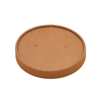 Paper Lid for 26,32oz Kujira Kraft Soup Bowl 115MM 500 PCS