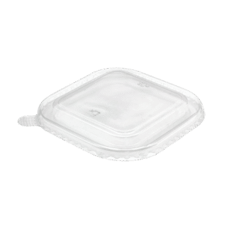 PET/PLA Lid for SC Square Container 1000ml 300 PCS