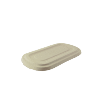 Pulp Lid for Sugarcane Rect Container 300 PCS