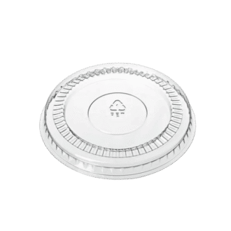 PET/PLA Lid for Sugarcane Round Container 300 PCS