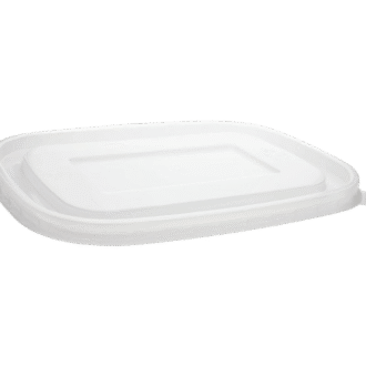 Rectangular PP White Lid 500 PCS