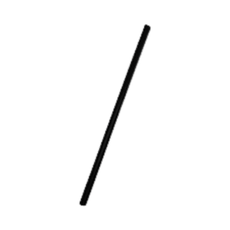 8mm Jumbo Black Paper Straw 5000 PCS