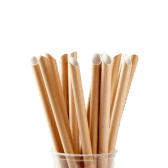 8mm Thickshake Kraft Paper Straw/Sharp 2500 PCS
